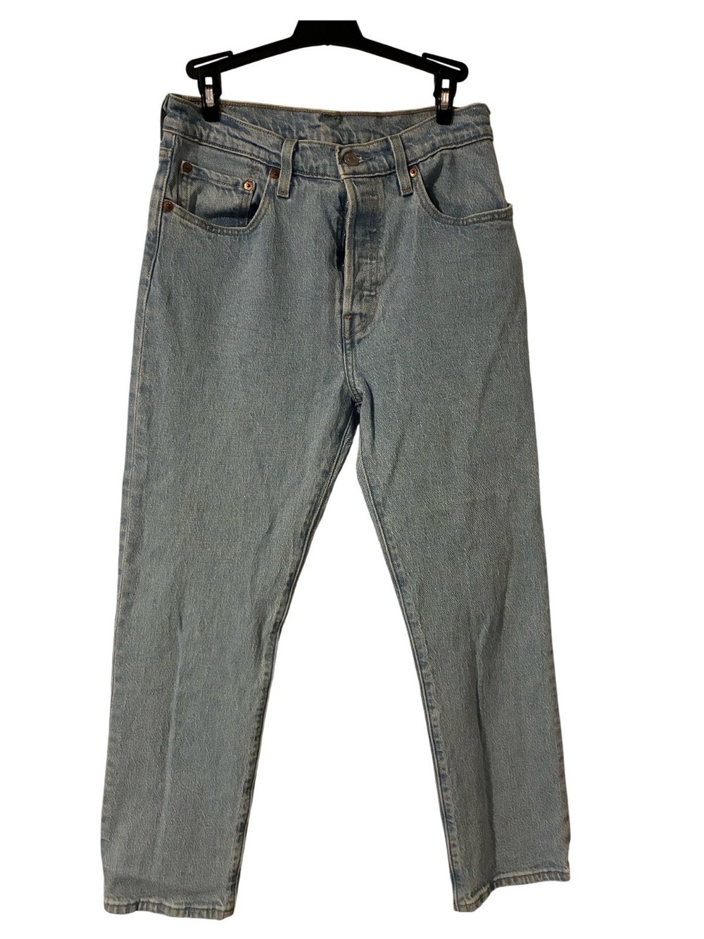 Levi's 501 Straight Light Blue Denim Jeans